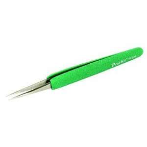 Erem 2ASASL Tweezer, Fine Tip, Flat/Round, Economy