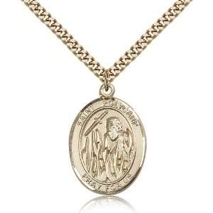 com Genuine IceCarats Designer Jewelry Gift Gold Filled St. Polycarp 
