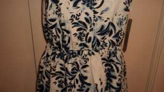 NWT Womens DKNY Casual Summer Dress,Sz XS, Linen/Cotton  
