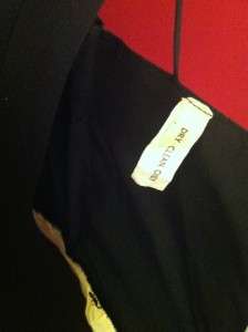 Vintage Black & White Tulle McClintock Dress layers 4 6 8 Pinup 70s 