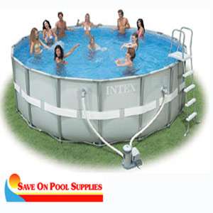    Round Ultra Frame Above Ground Swimming Pool Package 54469EB  
