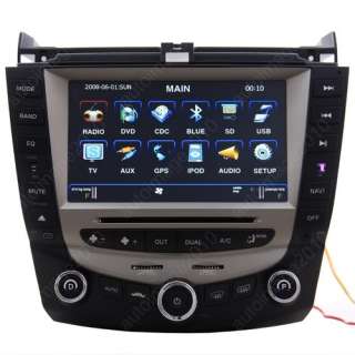 2003 2007 Honda Accord Car GPS Navigation TV DVD Player  