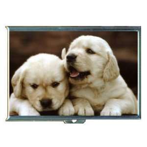 GOLDEN RETRIEVER PUPPIES 2 ID Holder, Cigarette Case or Wallet MADE 
