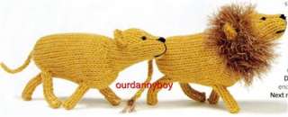   Toy Doll Knitting Pattern~ NOAHS ARK & ANIMALS~ Carry Around  