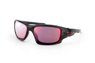 Oakley Polarized Ten Mens Sunglasses Black w/ Red Iridium Lens 