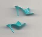 HTF Barbie Turquoise Open toes High Heel Shoes American Girl