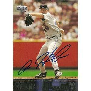  Chicago Cubs Aaron Heilman Signed 2004 Upper Deck Card 