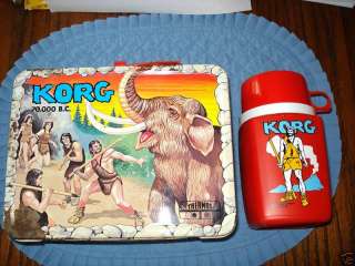 Korg, 70,000 B.C. Lunch Box And Thermos  
