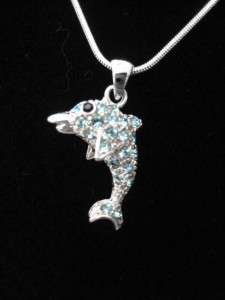 NEW DOLPHIN NECKLACE SILVER JEWELRY SEA FISH OCEAN  