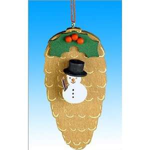  Ulbricht ornament   Snowman on Pinecone