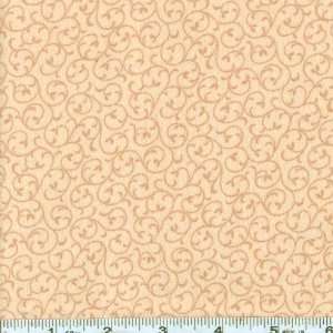  44 Wide Sachet Flannel Vines Cream Fabric By The Yard 