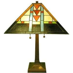  Tiffany Style Mission Table Lamp