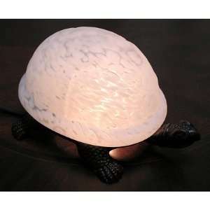  White Turtle Accent Table Lamp