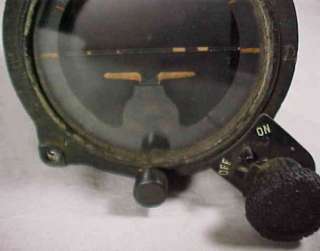 WWII SPERRY GYRO HORIZON INDICATOR AN 5736 1  