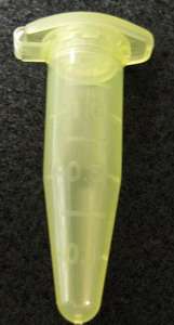 5mL Yellow Microcentrifuge Tube with Cap 25 ct  