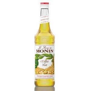  Monin Toffee Nut Syrup 2 750ml 25.4 oz Bottles