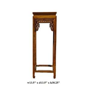  Chinese Rosewood Square Tall Plant Stand Ass796