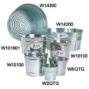  Witt Industries W10100 Galvanized Steel Pail   10 Quart 
