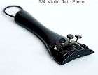 PCS of 3/4 Fiddle 3/4 Violin Tailpiece with 4 Fine Tuners & Tailgut 
