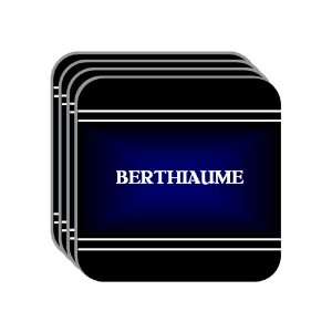  Personal Name Gift   BERTHIAUME Set of 4 Mini Mousepad 