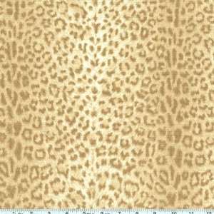   Wide P Kaufmann Cheetah Sand Fabric By The Yard Arts, Crafts & Sewing