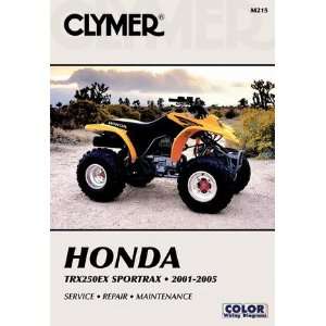    CLYMER REPAIR MANUAL HONDA TRX250EX SPORTRAX 01 05 Automotive