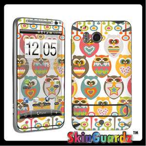   Cute Owl Vinyl Case Decal Skin To Cover HTC THUNDERBOLT 4G  