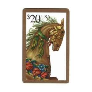   Horse 1995 U.S. Postal Service Christmas Trial USED 