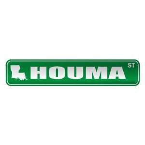   HOUMA ST  STREET SIGN USA CITY LOUISIANA
