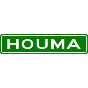  HOUMA City Limit Sign   High Quality Aluminum Sports 