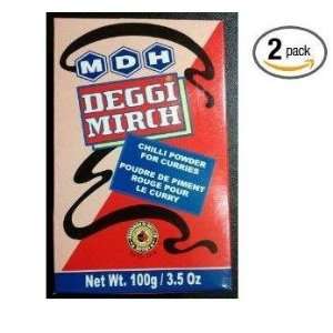 MDH Deggi mirch (3.5 oz) (Pack of 2) Grocery & Gourmet Food
