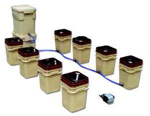 WATERFARM 8 PACK COMPLETE HYDROPONIC SYSTEM 793094047203  