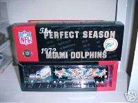 Miami Dolphins Perfect Season Die Cast Football Truck  