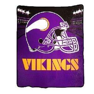  Minnesota Vikings NFL Micro Raschel Throw (Stadium Series 