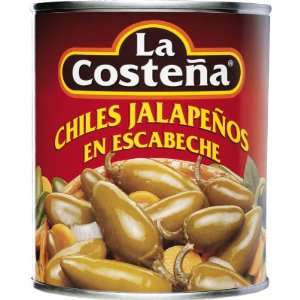 La Costena Jalapeno Peppers   93 oz. can  Grocery 