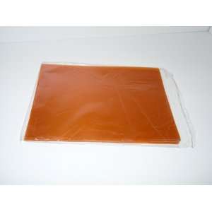  Pack of 11 Clear Plastic Orange Folders 