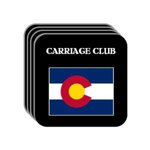   CLUB, Colorado (CO) Set of 4 Mini Mousepad Coasters 