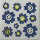 Flowers Rub On Transfer Decal Tile Glass Ceramic DT121