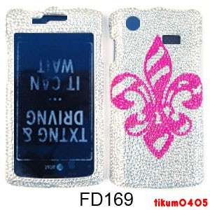   Case Samsung Captivate Galaxy S i897 Bling Pink Royal Badge on White