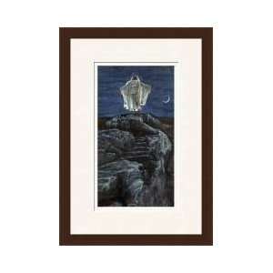   Goes To The Mountain To Pray Framed Giclee Print