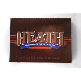 Heath Candy Bar, Milk Chocolate & English Toffee, 1.4 Ounce Bars (Pack 