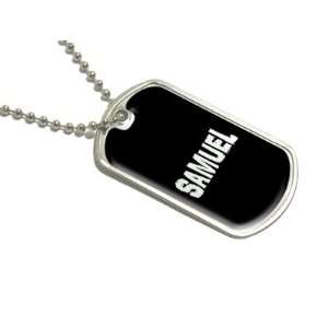  Samuel   Name Military Dog Tag Luggage Keychain 