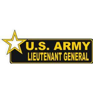  United States Army Lieutenant General Bumper Sticker Decal 