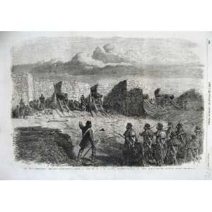   1855 Fine Art War Sebastopol Trenches Army Cannon Guns