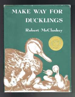 Make Way For Ducklings~Robert McCloskey HCDJ1969 9780670451494  