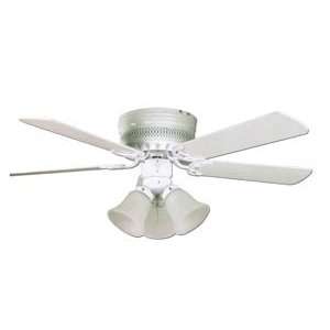    Ravinia Lighting H442WH 3LK252 Hugger Fans