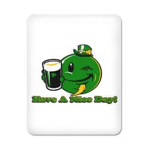  iPad Case White Irish Have a Nice Day Smiley Face Beer St 