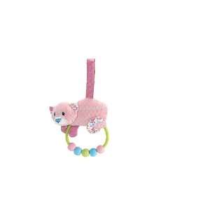  Gund Baby Hulahoop Pink Cat Beaded Rattle Toys & Games