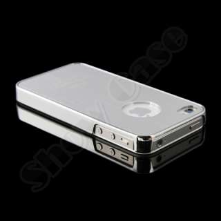 iPhone 4 4S Case Aluminum Silver iPhone4 iPhone4s Hard  