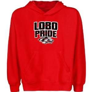 New Mexico Lobos Youth State Pride Pullover Hoodie   Red  